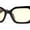 Black - Beige, variant on Womens Angular Bevel Narrow Clout Mod Plastic Sunglasses Black - Beige