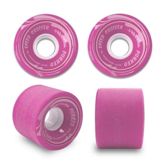 Speed Cruiser Speed Cruiser 62mm Longboard Wheels - Solid Pink