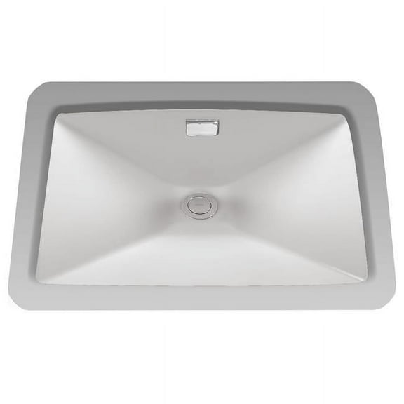 LT931-01 Lloyd Undermount Vitreous China Bathroom Sink, Cotton White