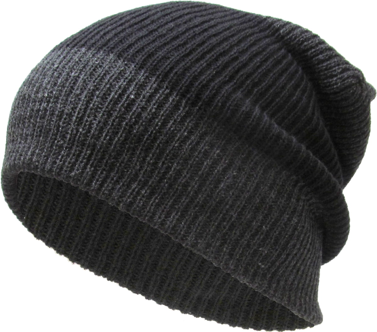 Tri-Tone Slouch Beanie Snug Baggy Fit 