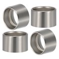 thumbnail image 1 of Anillo de sombra para portalámparas Uxcell, piezas de soporte de lámpara colgante de metal de 35 mm, Níquel 4Pcs, 1 of 7