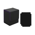 thumbnail image 1 of S SERENABLE Card Deck Box Card Deck Case Collectible Game with Dividers Card Storage Box Black, 1 of 9