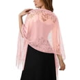 thumbnail image 1 of Timeless Lace Shawl Wrap for Elegant Occasions | Versatile Evening Accessory for Bridesmaids and Guests, 1 of 5