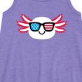 thumbnail image 2 of Instant Message - American Sunglasses Axolotl - Toddler & Youth Girls A-line Dress, 2 of 5