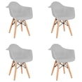 thumbnail image 1 of Set de sillas de plástico para niños y niñas – Resistentes, Ergónomicas y Seguras (GRIS), 1 of 4