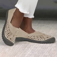 thumbnail image 3 of Vedolay Casual Shoes For Summer Ladies Slip-On Platform Loafers Casual Comfortable Fashion Shoes,Gold 7.5, 3 of 5