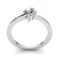 thumbnail image 3 of Natural 0.5carat Round Cut Diamond Ladies 3Stone Fancy Engagement Anniversary Ring Solid 14K Rose, White or Yellow Gold GH SI1, 3 of 3
