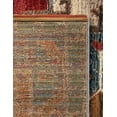 thumbnail image 6 of Unique Loom Outdoor Traditional Collection Area Rug - Dynasty (5' 1" x 8' Rectangle Red and Navy Blue/Ivory), 6 of 8