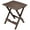 Earth Brown, variant on Adams 258429 Quik Fold Patio Side Table, Resin, Bluestone - Quantity 1