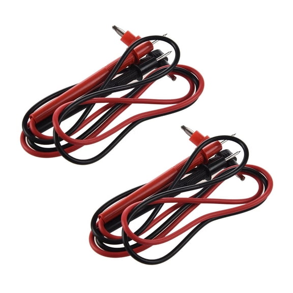 2 Pair 4mm Banana Plug Multimeters Meter Probe Test Lead 26 inch Long
