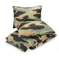 thumbnail image 2 of Urban Playground Kids and Teens Camouflage Green 3-Piece Quilt Set, Full/Queen, 2 of 9