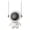 White, variant on Black Usb Portable Lanyard Handheld Leafless Small Fan 3 Wind Levels 900Mah Rechargeable Battery Quiet 2.6X2.7X3.8 Inch Usb Powered 3 Mode Wind Levels Personal Fan