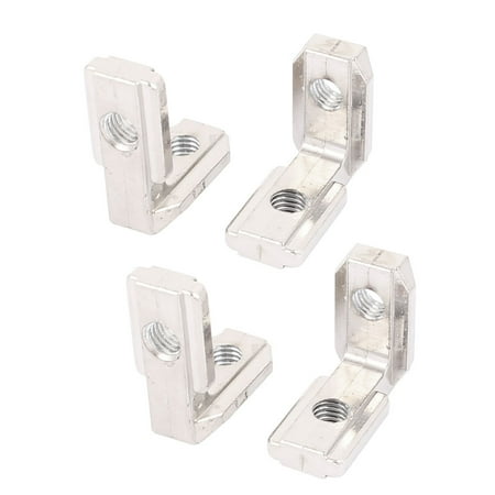 4 Pcs Aluminum T Slot Profile 45 Series 90 Degree Inside Corner Connector