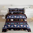 thumbnail image 2 of Feelyou 3D Baseball Printed Full Size Comforter Sets for Kids, Video Ball Game Bedding Comforter Set, Modern Sport Theme Reversible Bedding Sets, Lightweight Room Decor, 3 Pieces, 2 of 8