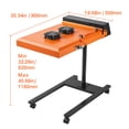 thumbnail image 6 of KFFKFF Pro Flash Dryer, 19 x 21 inches, Enhanced 6000W Auto Infrared IR Flash Dryer with Dual Fan, Suitable for Screen Printing Machine, Silk Screen Dryer with Sensor, Adjustable Height, 6 of 9