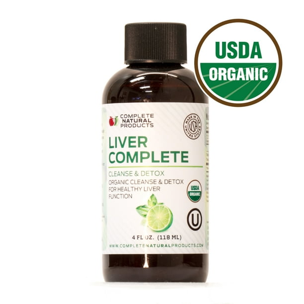 Liver Complete Organic Liquid Liver Cleanse Detox Supplement for High