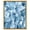 Gold Frame, variant on Crystal Cubes Canvas Print Blue Abstract Art by Art Remedy, Gallery Wrapped, 16 x 20