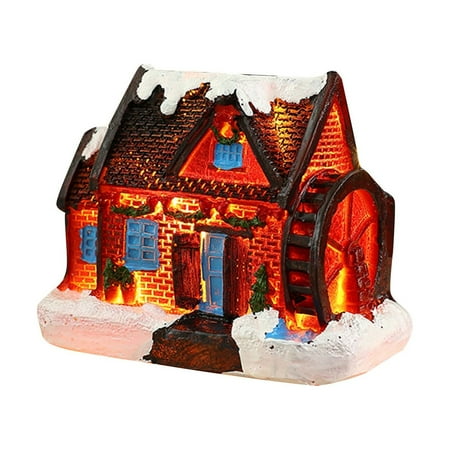 

Luminous Resin Christmas Small Micro Luminous Snow Ornaments