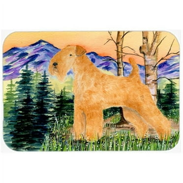 Caroline's Treasures Lakeland Terrier Glass Cutting Board Large