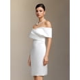 thumbnail image 4 of Vestido Bellabarnetten Ursula con hombros descubiertos y cruzados, 4 of 6