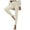 Beige, variant on WTXUE Stirrup Leggings Women, Pantalones De Mujer Foot Strip Color High Step On Solid Tight And Waisted Pants Women's Yoga Slim Yoga Pants, Full-Length, Black