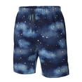 thumbnail image 5 of Kdxio Starry Sky Pattern Mens Casual Shorts - Drawstring Summer Beach Sports Shorts for Men, 5 of 9