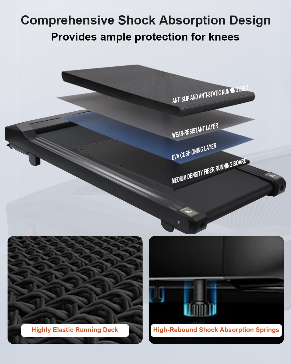 Upgo PBJ01 Walking Pad Under Desk Treadmill