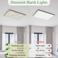 thumbnail image 5 of Gray Paisley Floral Magnetic Fluorescent Light Covers for Ceiling Lights 2x4Ft, Farmhouse Spring Summer Flowers Office Classroom Kitchen Drop Ceiling Light Covers Lighting Filters Shade Panel 2 Packs, 5 of 9