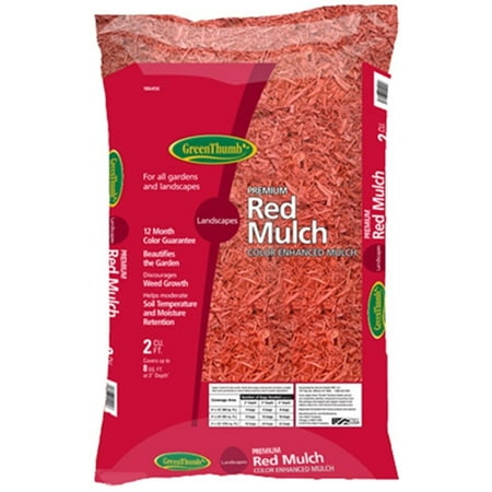 - GT 2CUFT RED Mulch