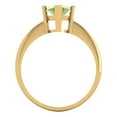 thumbnail image 4 of 2.5 ctw Solitaire Anniversary Ring for Women | Marquise Cut Natural Peridot | Hyperallergenic Solid 14K Yellow Gold, 4 of 5