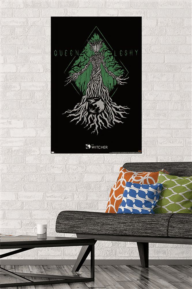 Netflix The Witcher Season 2 - Queen Leshy Green Wall Poster, 22.375" x 34"