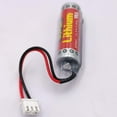 thumbnail image 2 of (Pack of 30) ER6C AA 3.6V 1800mAh PLC Battery for Mitsubishi FX F2-40BL with Plug, 2 of 6