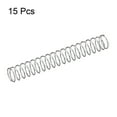 thumbnail image 2 of Unique Bargains 5mmx0.4mmx35mm 304 Stainless Steel Compression Spring 2N Load Capacity 15 pcs, 2 of 5