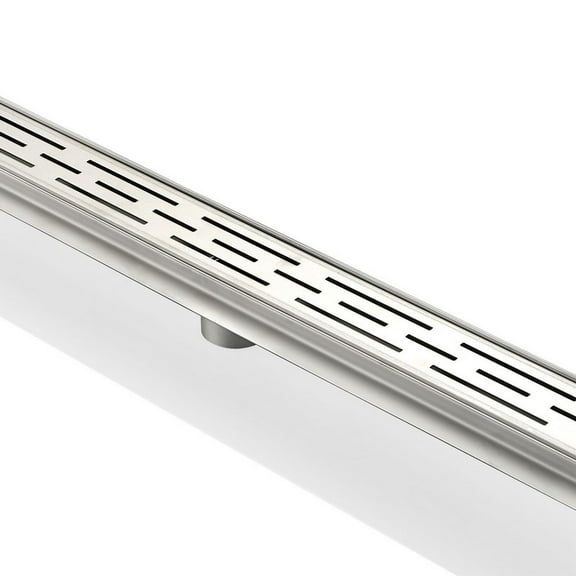 Kube 47.25" Linear Drain with Linear Grate