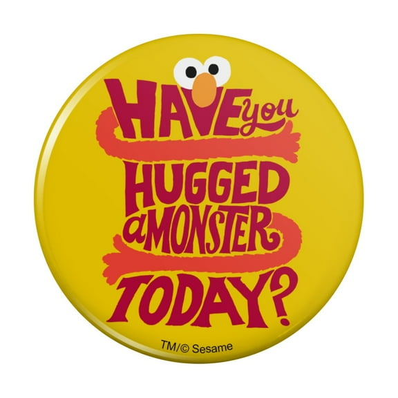 Sesame Street Have You Hugged a Monster? Pinback Button Pin