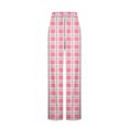 thumbnail image 7 of SOOMLON Pajama Pants for Women Cozy Plaid Graphic Pajama Bottoms Adult Tall Warm Winter Lounge Sleepwear Pjs Pants Drawstring Cozy Straight Leg Pants Nightwear with Pockets Pink XL, 7 of 7