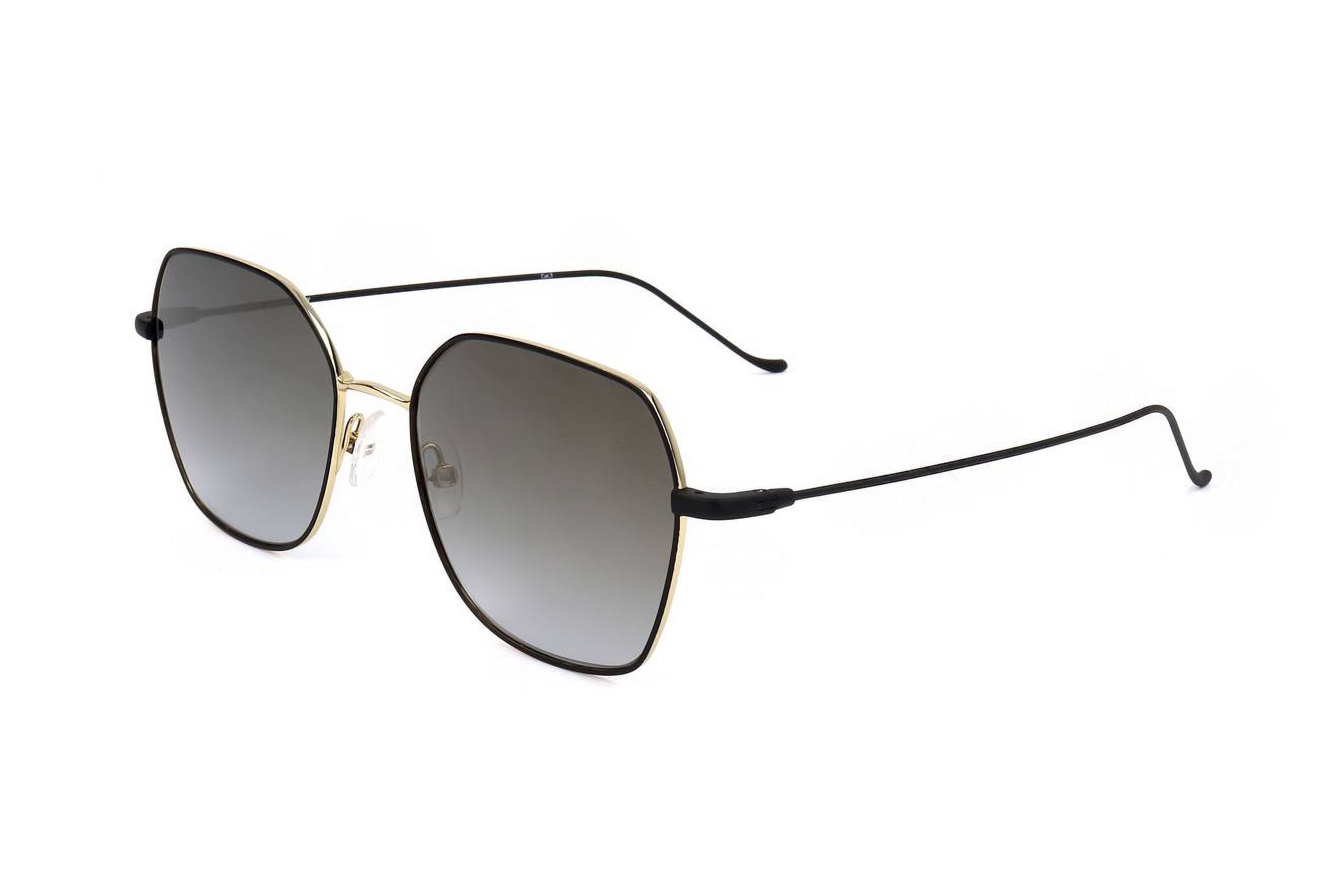 The Bvlgari BV 6160 2014/3 womens geometric sunglasses Bvlgari BV 6160 20148G Pink Gold Metal Geometric Sunglasses  main image 2