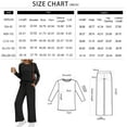 thumbnail image 4 of SUNBS 2 Piece Outfits Women Fall Lounge Sets Crew Neck Tops Wide Leg Pants Vacation Travel Sweatsuits with Pockets, 4 of 7