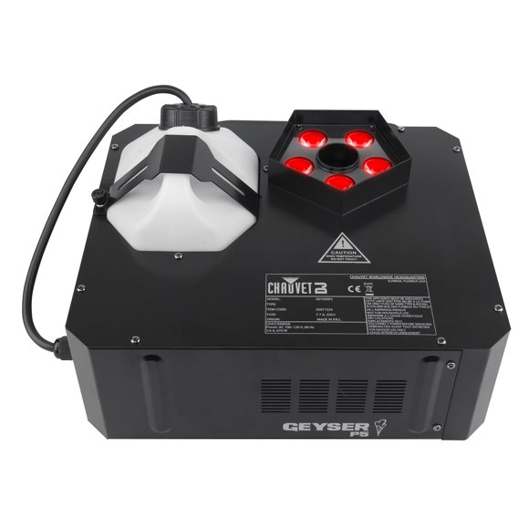 Máquina de niebla CHAUVET DJ Geyser P5 con LED pentacolor RGBA+UV