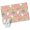pink, variant on Round Area Rug 8 Ft, Easter Bunny Washable Non-Slip Circle Carpet for Living Room/Bedroom, Colorful Eggs Spring Leaves Daisy Navy Blue Collection Low-Profile Large Area Rugs for Indoor