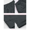 thumbnail image 7 of CPNG Girls Casual Baggy Cargo Pants Straight Wide Leg Cargo Pants Loose Elastic Waist Fashion Drawstring Cargo Trousers(Dark Gray,9-10 Years), 7 of 7