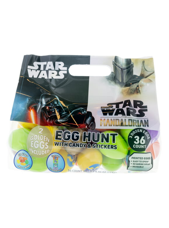 Galerie Star Wars Mix 36 Count Egg Hunt Bag with Jellybeans and Stickers, 4.06 oz