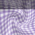thumbnail image 5 of Purple Cloth Napkins, Country French Rustic Buffalo Plaid Modern Art Washable and Reusable Dinner Napkins Set of 6, Table Napkin for Kitchen Party Birthday Wedding Hotel Housewarming 20"x20", 5 of 8
