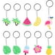 thumbnail image 3 of BRIGHTFUFU 10 Uds. Llaveros de verano, llaveros hawaianos tropicales, adornos de llavero de estilo hawaiano, decoraciones colgantes (estilo aleatorio), 3 of 7