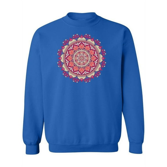 Vintage Design Flower Mandala Sweatshirt Women -Image by Shutterstock, Female 3X-Large