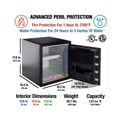 thumbnail image 6 of SentrySafe P44988 SFW123GTC Extra Large Digital Combination Safe, Fire Water & Impact Resistant - 1.2 cu. ft., 6 of 9