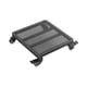 thumbnail image 4 of Carro para maceta con bandeja para maceta móvil, Base para maceta multifuncional resistente con ruedas para árboles en macetas de interior y exterior Negro, 4 of 9