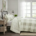 thumbnail image 2 of Home Essence Levon 3PC Reversible Buffalo Check Plaid Duvet Cover Set, 2 of 20