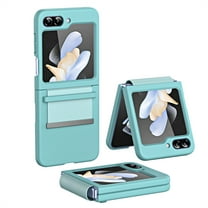 Dteck for Samsung Galaxy Z Flip 5 Case with Adjustable Strap Hinge Protection, Skin-Friendly Hard PC Shockproof Slim Protective Cover for Samsung Galaxy Z Flip5 5G,Green