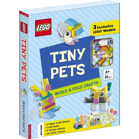 LEGO Books. Tiny Pets: Build and Fold Crafts (with 3 exclus